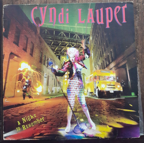 Lp Vinil Cyndi Lauper  A Night To Remember Ed. 1989 Br S/enc