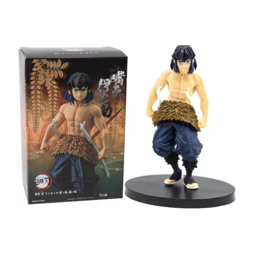 Inosuke Hashibira Sin Máscara Demon Slayer - Figura Con Caja