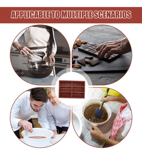 Moldes De Silicona Para Chocolate Profundo Moldes Para Barra