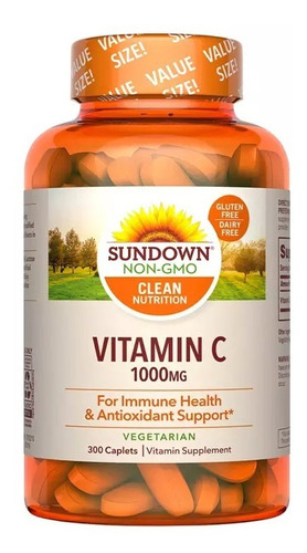 Sundown Vitamina C 1000mg  300 Cápsulas