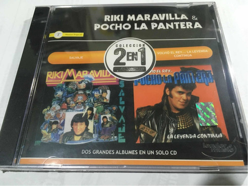 Riki Maravilla & Pocho La Pantera Cd 2 En 1 Nuevo Cerrado