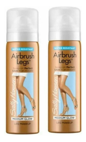 Sally Hansen, Airbrush Legs, Medium Glow, 1.5 Oz (2 Pack)