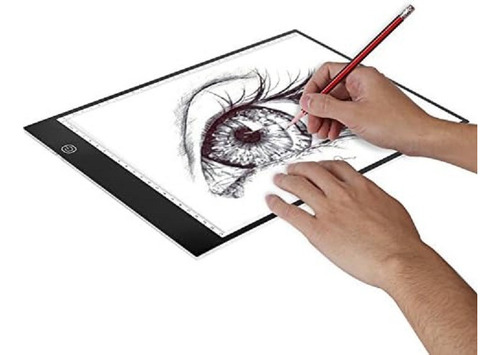 Moderna Mesa De Dibujo Luz Led A4 Para Estudiante Grafico