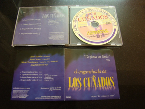 Los Cuñados De Fiesta En Fiesta V2  Argentina Cd Nm+