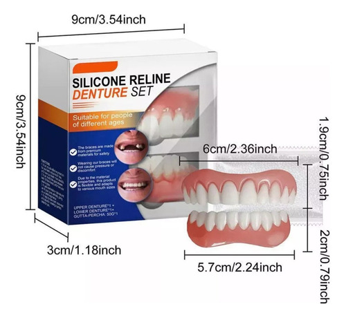 Set Relinedenture De Silicona, Kit Denture Reline.
