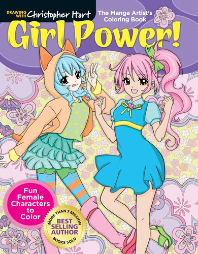 Libro: The Manga Artists Coloring Book: Girl Power!: Fun Fe