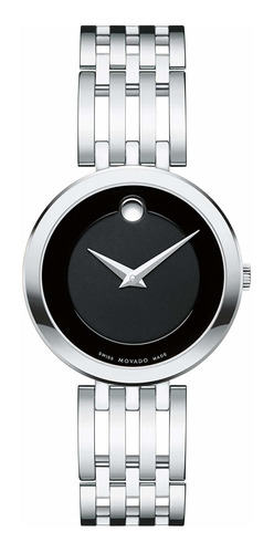 Reloj Mujer Movado 607051 Cuarzo Pulso Plateado En Acero