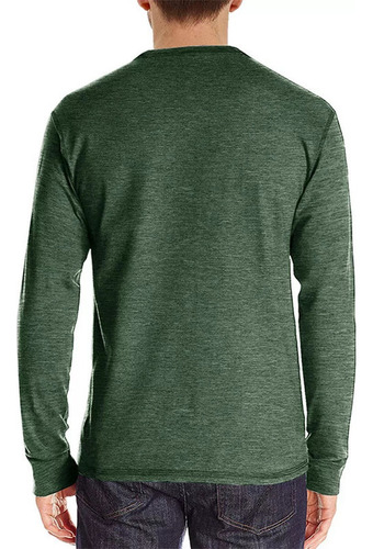 Sudadera De Hombre Con Cuello Redondo Color Liso