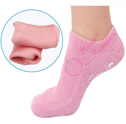 Medias Spa Gel Socks Hidratantes Humectante Pies Par D Media