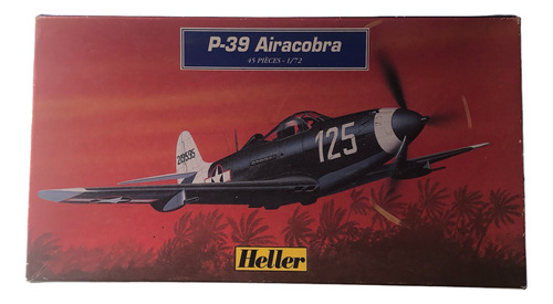 Avion P-39 Airacobra Maqueta-heller 1:72