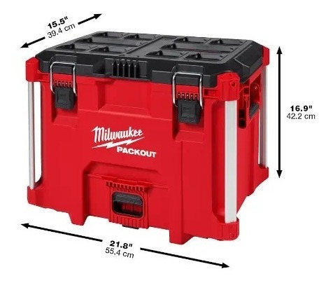 Imagen 5 de 10 de Caja Herramientas Sistema Packout Xxl Milwaukee 4822 8429
