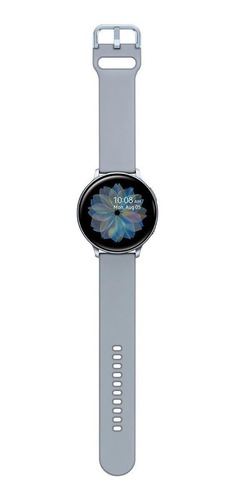 Imagen 5 de 5 de Samsung Galaxy Watch Active2 (Bluetooth) 1.4" caja 44mm de aluminio cloud silver malla cloud silver de fluoroelastómero y bisel cloud silver SM-R820
