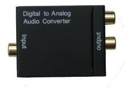 Adaptador Conversor De Audio Óptico Digital A Análogo Rca