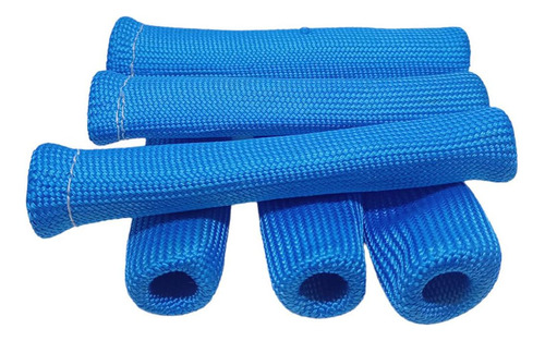 Kit Protectores (6) Térmicos Capuchón Cables Bujias Azul