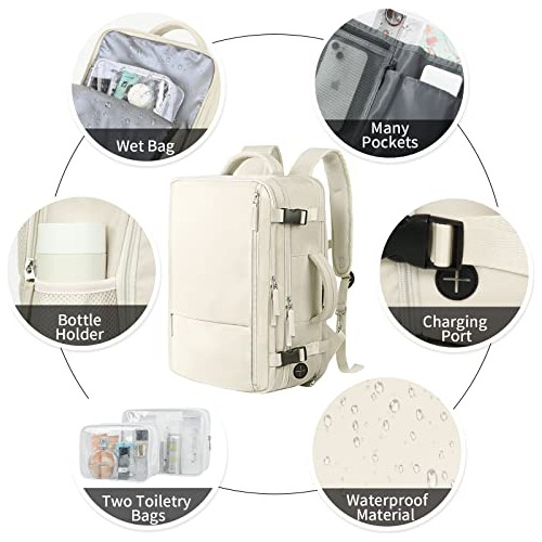Mochila De Viaje Extra Grande Hanples Para Mujer Como Artícu