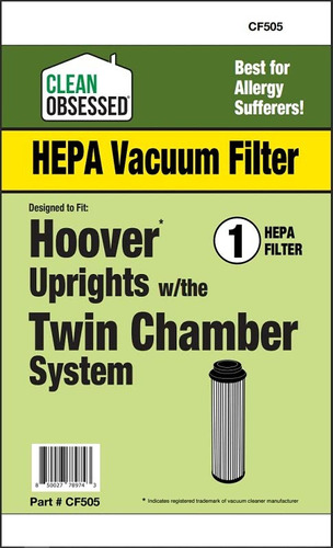 Clean Obsessed Repuesto Para Tunel Viento Hoover Filtro Hepa
