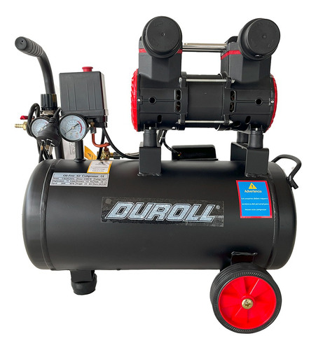 Compresor 24l Oil Less Duroll