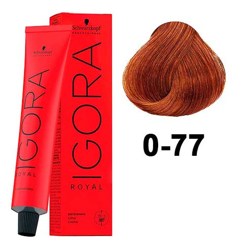 Tinte Igora Concentrado Cobre 0.77 Igora Royal Schwarzkopf 