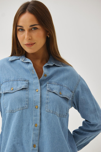Camisa De Jean Mujer