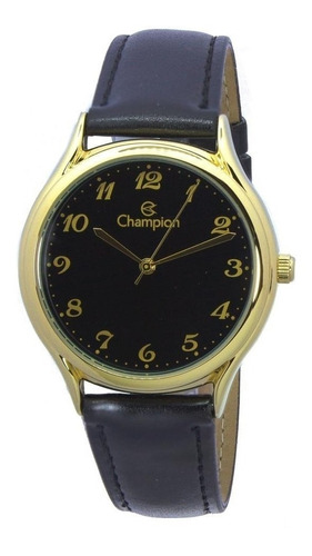 Relogio Masculino Champion Com Pulseira De Couro Ch22233n