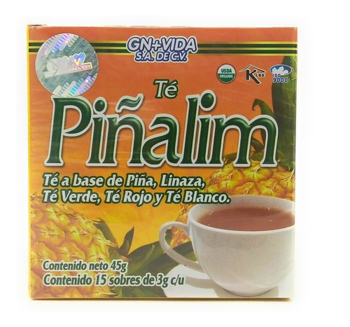 Piñalim Te Original Gn+ Vida 15 Sobres Original
