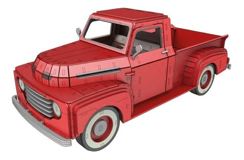 Imagen 8 de 9 de Rompecabezas 3d Camioneta Ford Pickup 1948 Maqueta Flex
