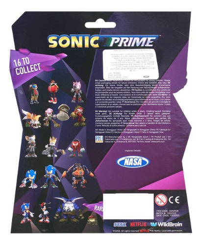 Set De Figuras Sonic The Headgehog 3 Pack