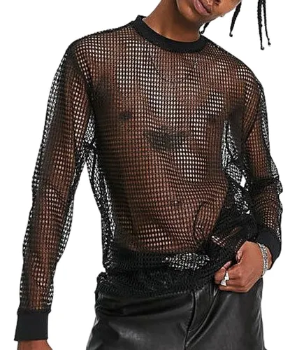 Camisa de malla hombre sale