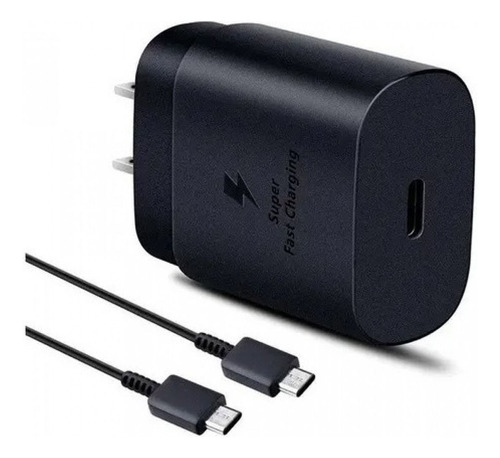 Cargador Samsung Usb-c Ultra Rapida (15w) Con Cable Original