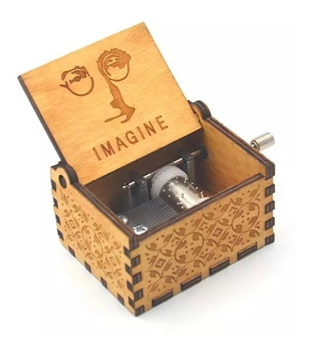 Caja Musical John Lennon Imagine Regalo Cajita Café Melodía