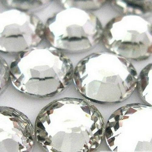 1000 Piezas De Diamantes De Imitación Planos Redondos De 4mm