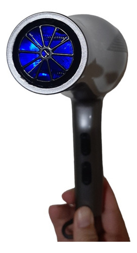 Secador De Pelo Profesional Dailing 2 Velocidades 2200w. Color Gris Oscuro