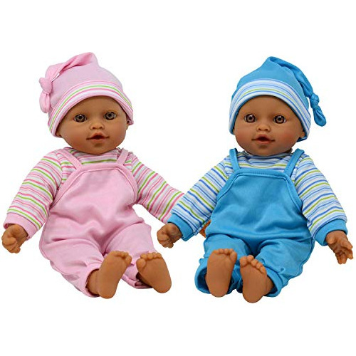 The New York Doll Collection 12  Sweet Hispanic Twin Dolls P