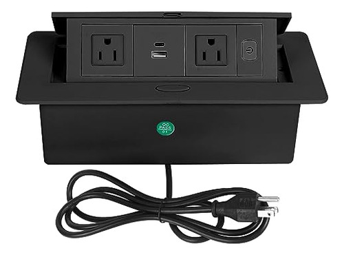 Pop Up Outlets Con 20w Usb C Port Electrical Box Power Strip