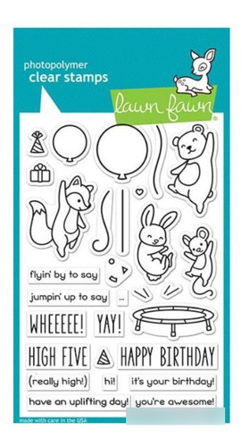 Sellos Lawn Fawn Scrapbook Manualidades Really High Five