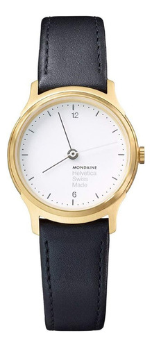 Mondaine Mens Helvetica No1 Acero Inoxidable De Cuarzo Y Rel