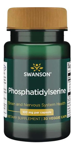 Phosphatidylserine 100mg 30softgels Swanson Sabor N/A