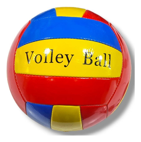 Pelota De Voley N 5 Tricolor Inflada Listo Para Usar