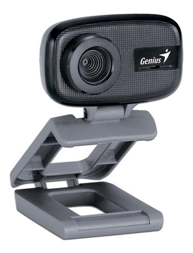 Cámara web Genius FaceCam 1000X HD color negro