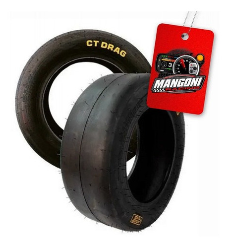 Par De Pneu Arrancada Ct Drag Ag Slick 215 50 Aro 15 Pista.