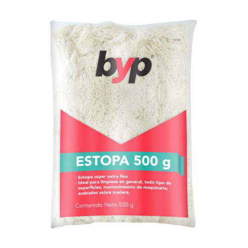 Estopa Fina Fibras De Lino 500 Gramos Byp Est05