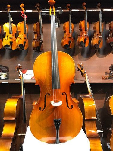 Cello Stagg 4/4 Modelo Vnc 4/4 L Con Arco, Funda Y Resina.