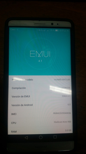 Imagen 1 de 3 de Actualización Android Oficial Huawei Mate 7 8 9