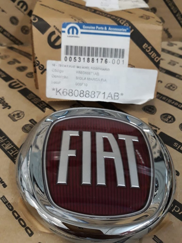 Emblema Dianteira Fiat Freemont 2012-2018 Genuino