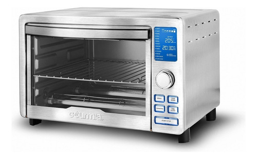Gourmia, Freidora De Aire Con Horno 14 Funciones 6 Rebanadas Gris