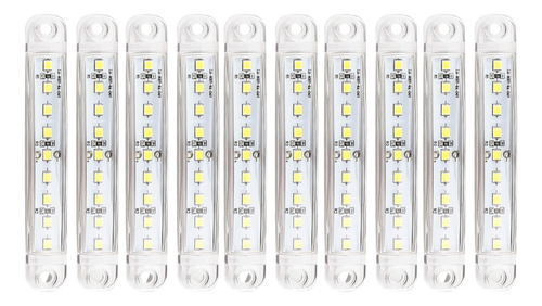 Foco Luz Lateral Posición Led Bi-volts 10 Unidades Auto Grúa