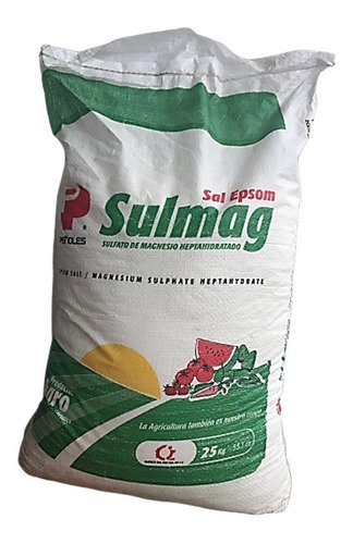 Magnesio, Sal Epson, Sulmag 25 Kgs