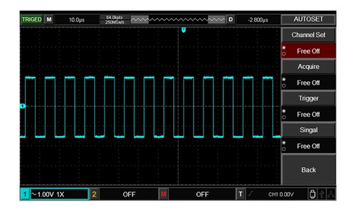 Osciloscópio digital Uni-t UTD2102Cex+ Plus 100mhz 2ch