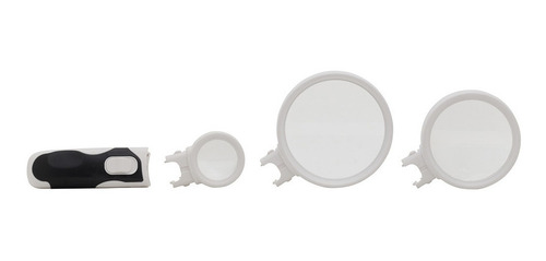 Imagem 5 de 8 de Lupa De Mesa Leitura Multifuncional Aumento De 2x 5x E 16x