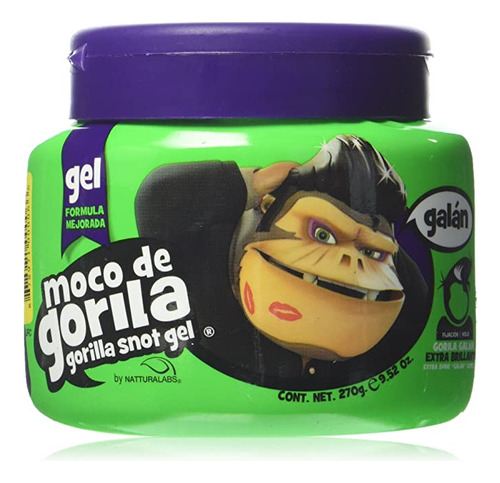 Moco De Gorila Gel Fijador Para Cabello, 9.5 Oz, Paquete De.